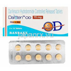 ダリテン　Dariten OD、ジェネリックエナブレックス　Enablex、ダリフェナシン15mg　