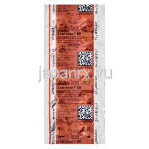 ロプレッサー　Lopresor50、メトプロロール酒石酸塩50mg　包装シート