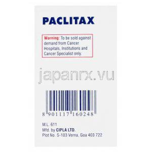 Paclitaxインジェクション、ジェネリックタキソール、5mlあたりパクリタキセル注射液30mg　Ci