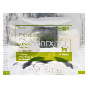 キウォフイージーチュウ　ドロンタールジェネリック，プラジカンテル20mg ピランテル
