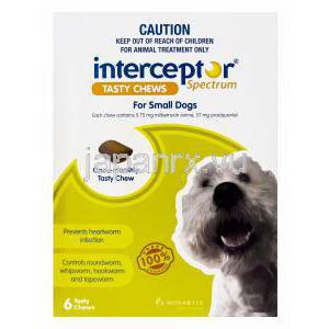インターセプタースペクトラム(小型犬) ミルベマイシンオキシム5.75mg/プラジカンテル57mg　