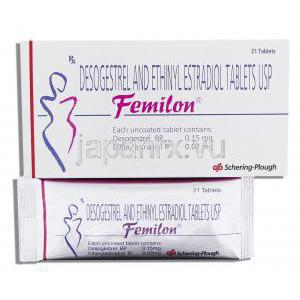 エチニルエストラジオール / デソゲストレル合剤（マーベロンジェネリック）, Femilon, 0.15mg/  0.02mg