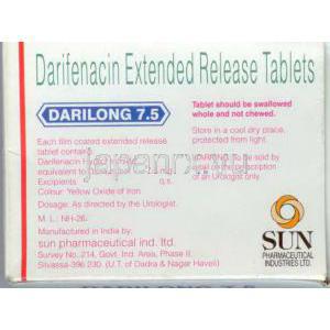 ダリフェナシン（ジェネリックエナブレックス）, VesiGard 15mg 錠 (Cipla)