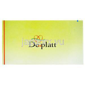デプラット　Deplatt、ジェネリックプラビックス、クロピドグレル75mg　箱上面