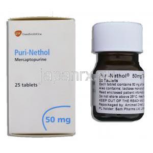 プリネトール Pre-Nethol, メルカプトプリン 50mg （グラクソスミス社）