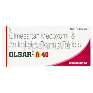 オルサー　Olsar-40、ジェネリックベニカー、オルメサルタンメドキソミル40mg/アムロジピン