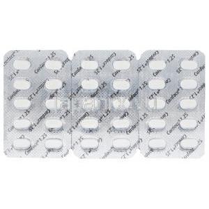 カルデース　Cardace、ラミプリル　1.25mg　包装シート