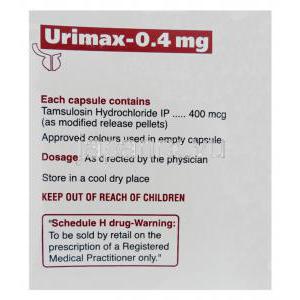 タムスロシン 0.4 mg
