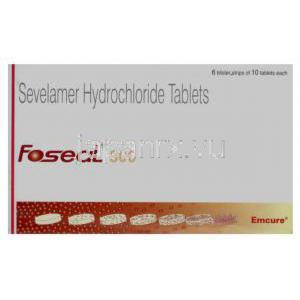 フォシール Foseal （フォスブロック ジェネリック）,レナジェル 800mg 錠 (Emcire)