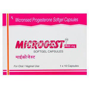 マイクロゲストソフトゼラチンカプセル　Microgest、ジェネリックプロメトリウム Prometrium、微