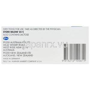 アキュレティック、キナプリル20mg/ヒドロクロロチアジド12.5mg ファイザー製　