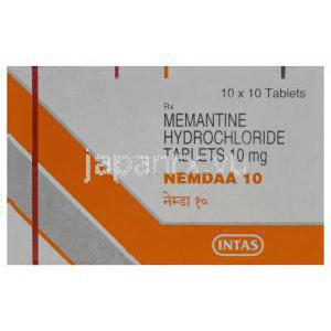 ナムダ　Nemdaa　10、ジェネリックナメンダ、メマンチン塩酸塩　10mg　箱