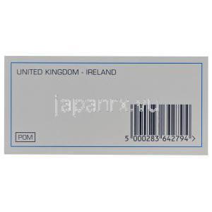 アプロベル　75mg、イルベサルタン　75mg　製造番号