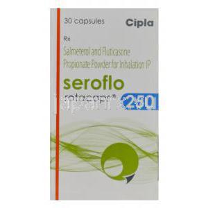 セフロ　ロタキャップ　Seroflo Rotacaps　250、ジェネリックセレタイド、サルメテロール50mcg／