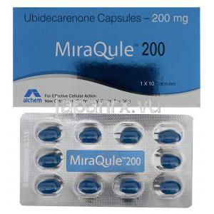ミラキューレ　MiraQule　200、ユビデカレノン200mg