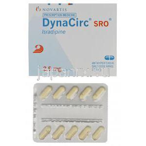 ダイナシルク DynaCirc SRO、イスラジピン2.5mg