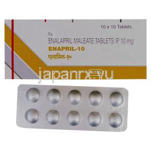 エナプリル　Enapril-10、ジェネリックバソテック　Vasotec、マレイン酸エナラプリル　10mg
