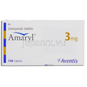 グリミー Glimy, アマリル ジェネリック, グリメピリド 4mg 錠