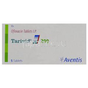 タリビッド　200、ジェネリックタリビッド、オフロキサシン　200mg　箱