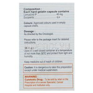 ベルスチン40　シーヌジェネリック　ロムスチン 40mg 箱情報