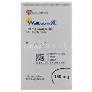 ウェルブトリン　XL　塩酸ブプロビオン　150ｍｇ　持続放出