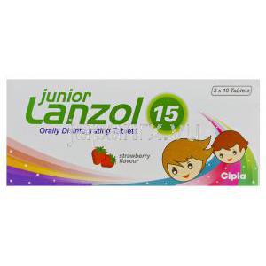 ジュニアランゾール-15, プレバシド　ランソプラゾール 15mg 口腔内崩壊タイプ（子供用）