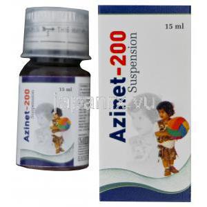 アジネット-200, ジスロマックスジェネリック　アジスロマイシン経口懸濁液　200mg/5ml 15ml入
