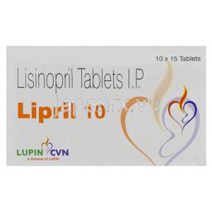 リプリル 10 ゼストリルジェネリック　リシノプリル　10mg　箱