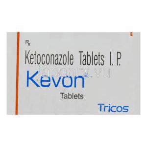ケボン　ニズラルジェネリック ケトコナゾール 200mg 錠　上箱