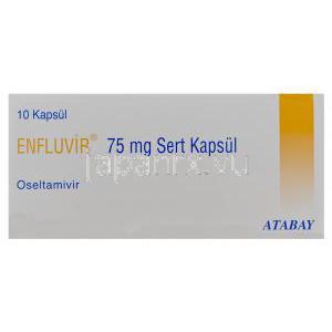 エンフルビル　タミフルジェネリック オセルタミビル75mg　箱