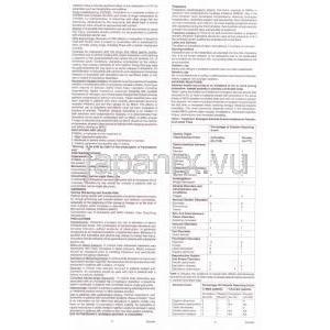 デュロキセチン (サインバルタジェネリック), Symbal  説明書2