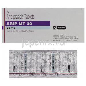 アリップ MT 20 アビリファイジェネリック　アリピプラゾール　20mg