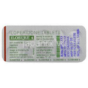 イロシュア 4 ファナプトジェネリック イロベリドン　4mg　錠　シート　製品情報