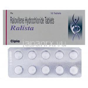 ラリスタ（ジェネリックエビスタ） ラロキシフェン 60 mg 錠
