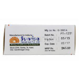 クロフィ100　クロミドジェネリック　クロミフェンクエン酸塩　100mg　製造元情報（Sunrise
