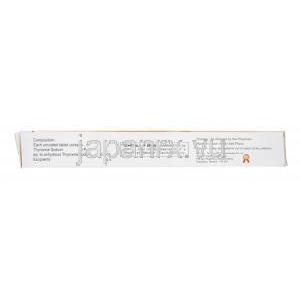 タイピル-100 シンスロイドジェネリック　チロキシンナトリウム 100mcg　箱　側面