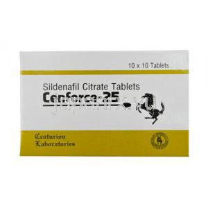 センフォース-25, クエン酸シルデナフィル 25mg　箱