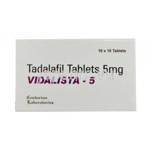 ビダリスタ-5  タダラフィル 5mg　箱
