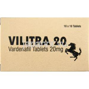 ブリトラ 20，バルデナフィル 20mg　箱