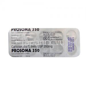 プロソマ　ソマジェネリック　カリソプロドール　350mg　箱（ブリスターパック）