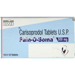 ペインOソマ　ソマジェネリック　カリソプロドール　500mg