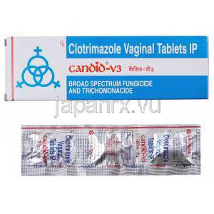 カンディッドV3,ロトリミンジェネリック,クロトリマゾール膣錠 200mg
