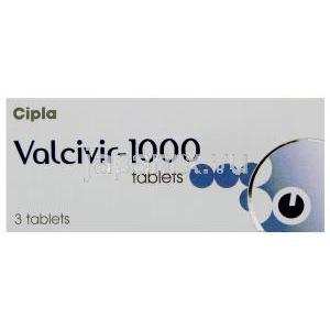 バラシクロビル 1000 mg箱