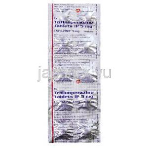 エスバジン,ステラジンジェネリック,トリフロペラジン 5mg 錠　ブリスターパック　情報