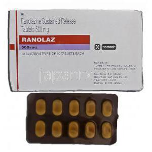 ラノラズ Ranolaz, ラノクサ ジェネリック, ラノラジン ランカッド，ラネクサジェネリック，ラ