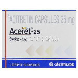 エースレット, アシトレチン25mg 錠 (Gracewell) 箱