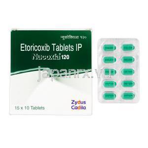 ニコキシア 120， アルコキシアジェネリック，エトリコキシブ 120mg