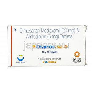 オルバンス-AM, オルバムロ，ベニカー、ノルバスクジェネリック，オルメサルタン 20mg/アム