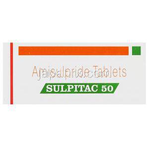 スルピタック, アミスルピリド 50mg 錠 (Sun Pharma) 箱