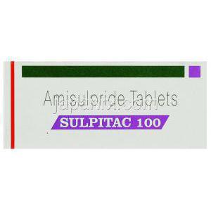 スルピタック, アミスルピリド 100mg 錠 (Sun Pharma) 箱